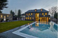 Bi-fold doors overlooking pool