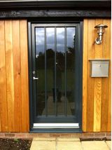 Aluminium Timber Entrance Door