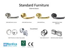 Entrance door furniture