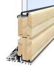 Combi Inward Opening Timber Door Section