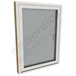 Aluminium Clad Inward Opening Tilt & Turn Timber Window