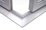 Cornerless lift and slide door - Threshold