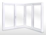 Cornerless lift and slide door