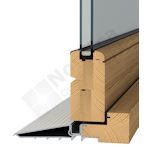 Outward opening Bi-fold threshold section